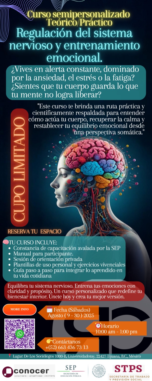 Imagen del curso Regulación del Sistema Nervioso y Entrenamiento Emocional